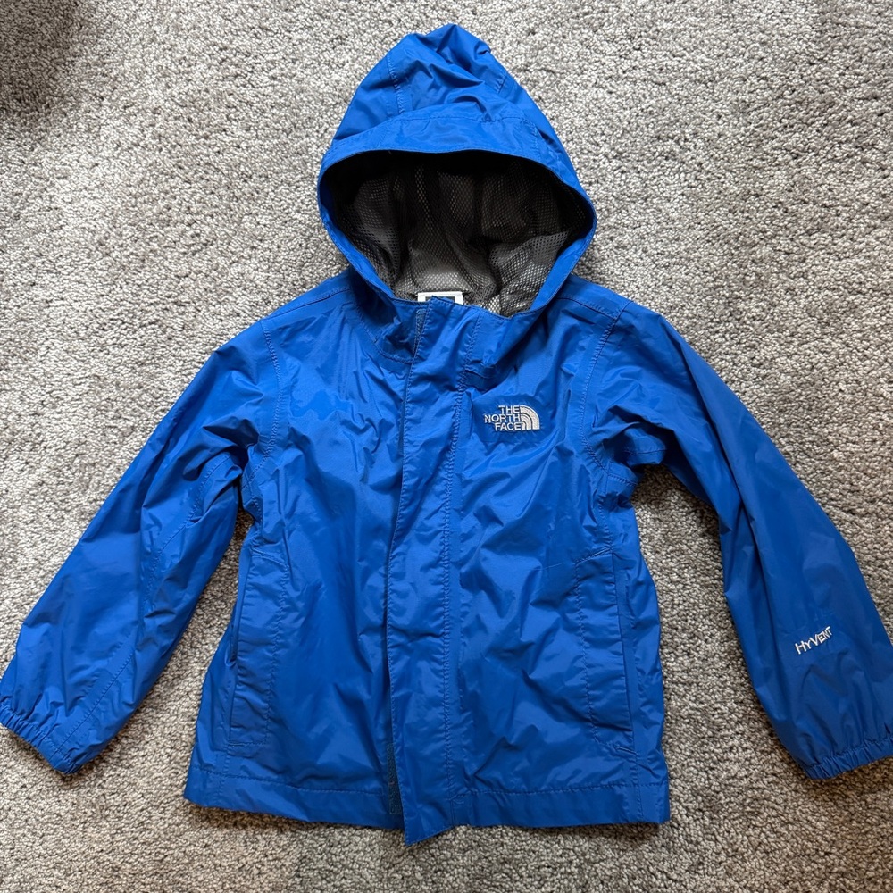 The North Face Kids Blue Raincoat